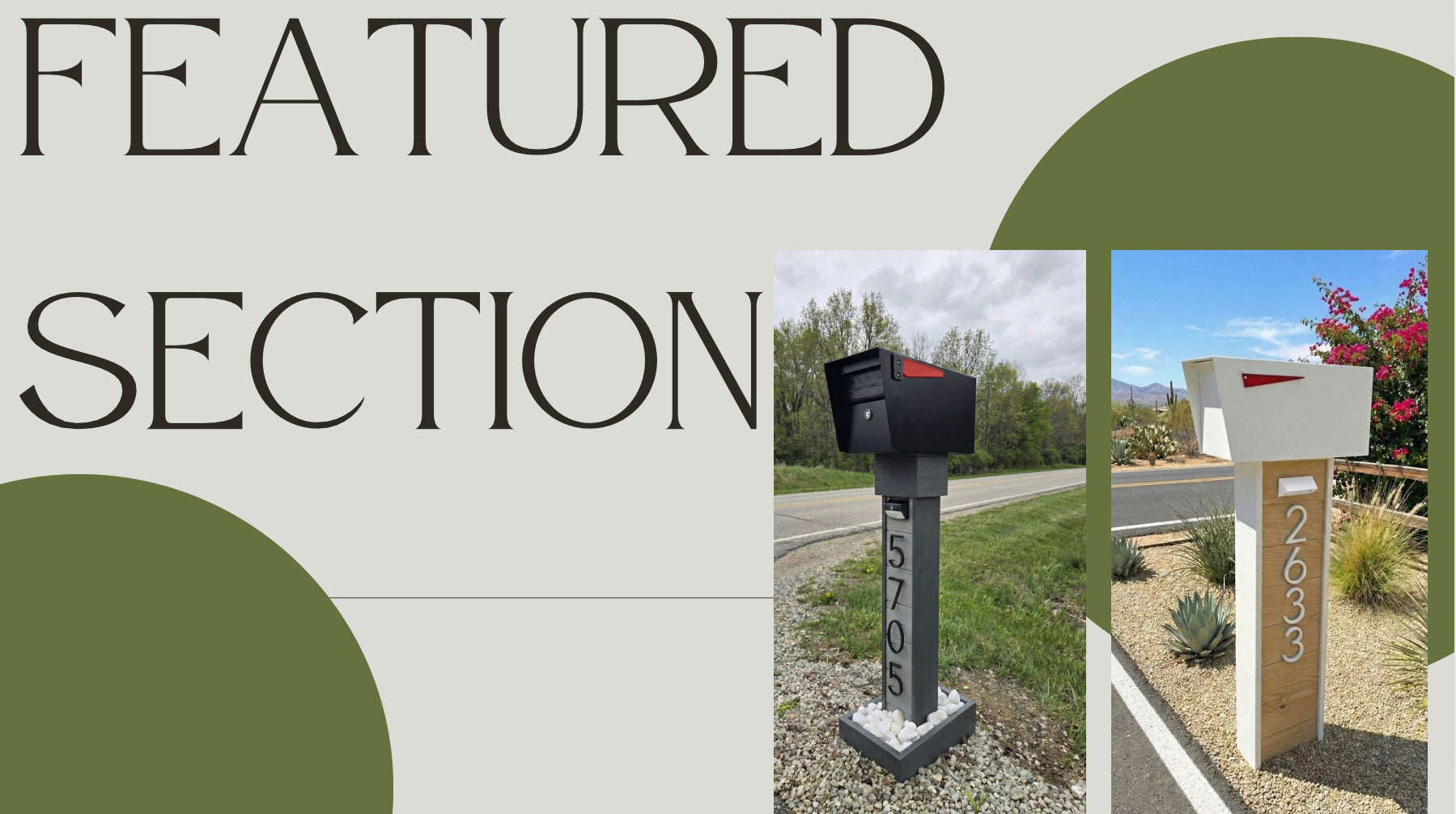Featured luxury residential mailboxes showcasing modern and premium designs