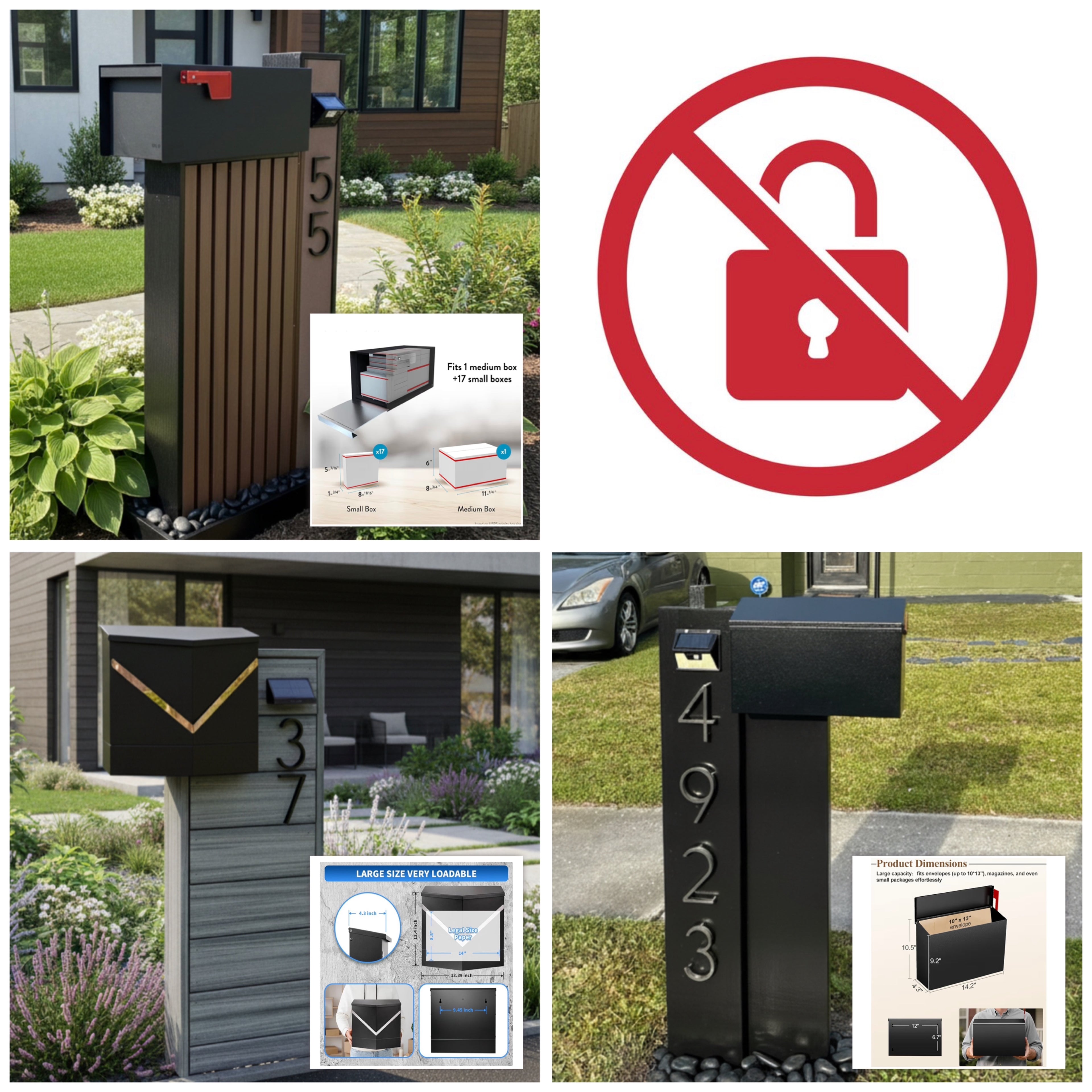 Buzones sin cerradura