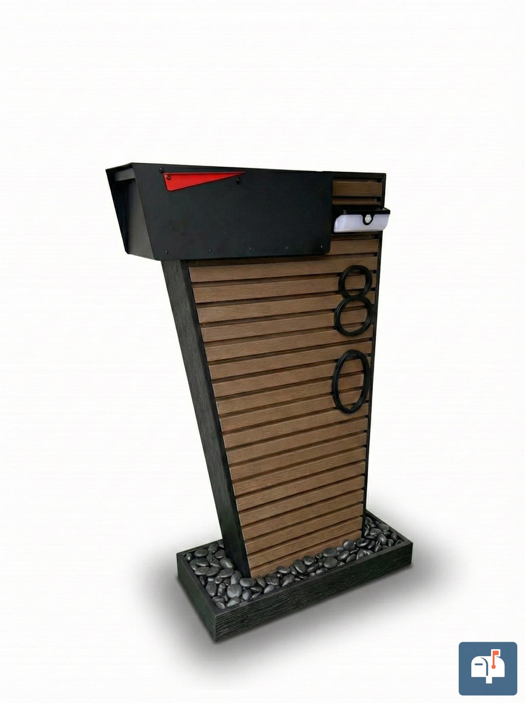 Coliseo Premium Modern Mailbox – Luxury Design with Decorative Panels and Custom Numbers