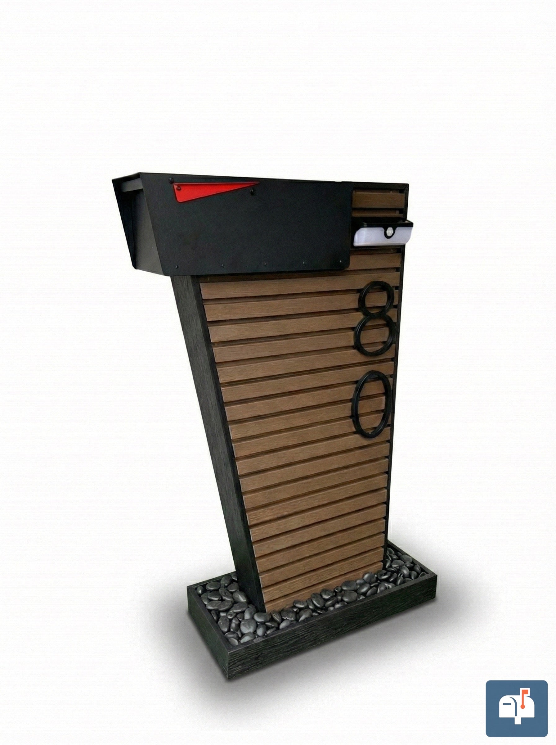 Coliseo Premium Modern Mailbox – Luxury Design with Decorative Panels and Custom Numbers