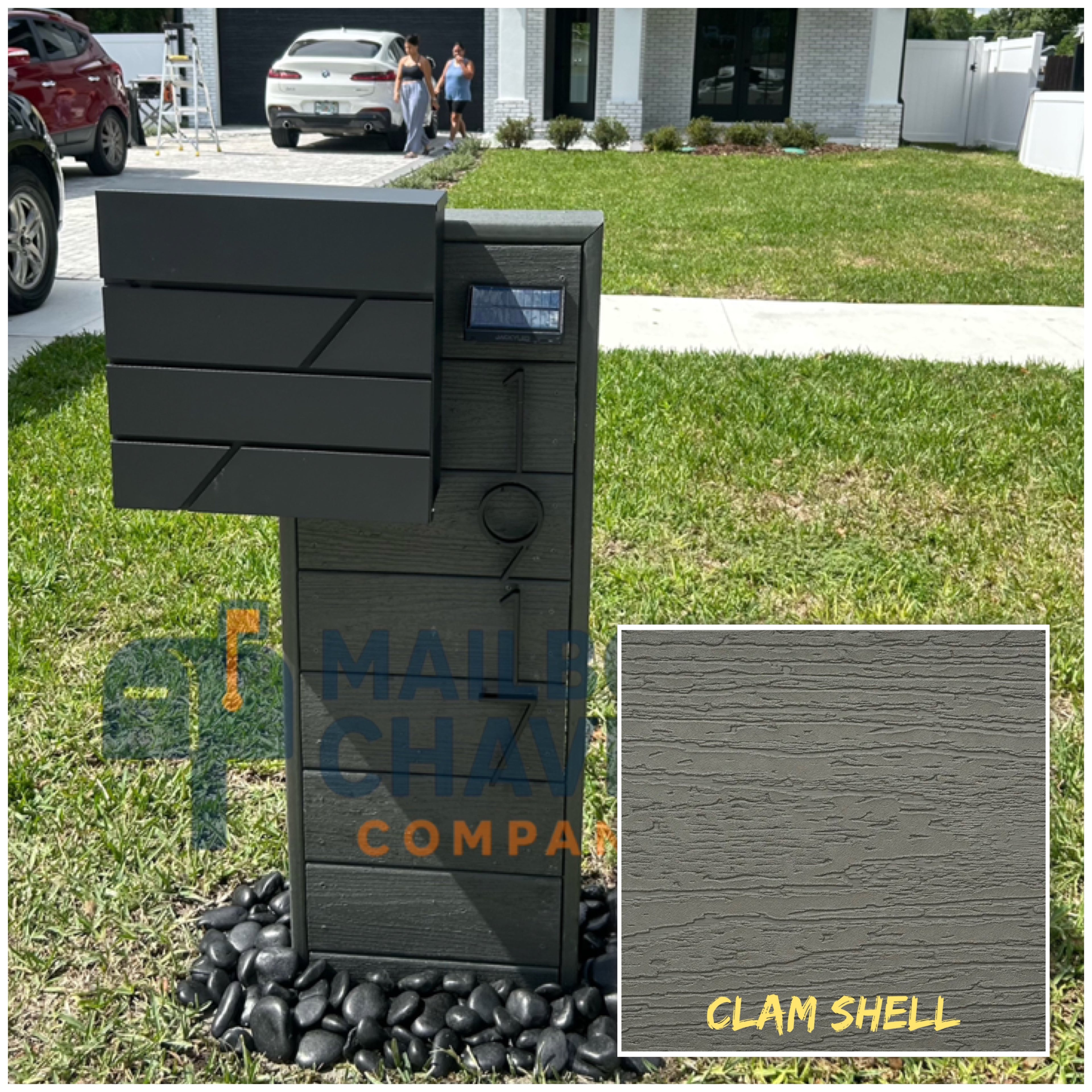 ATENA 5.0 TREX Composite Mailbox with Lock – Premium Modern Design (for large letters and envelopes)