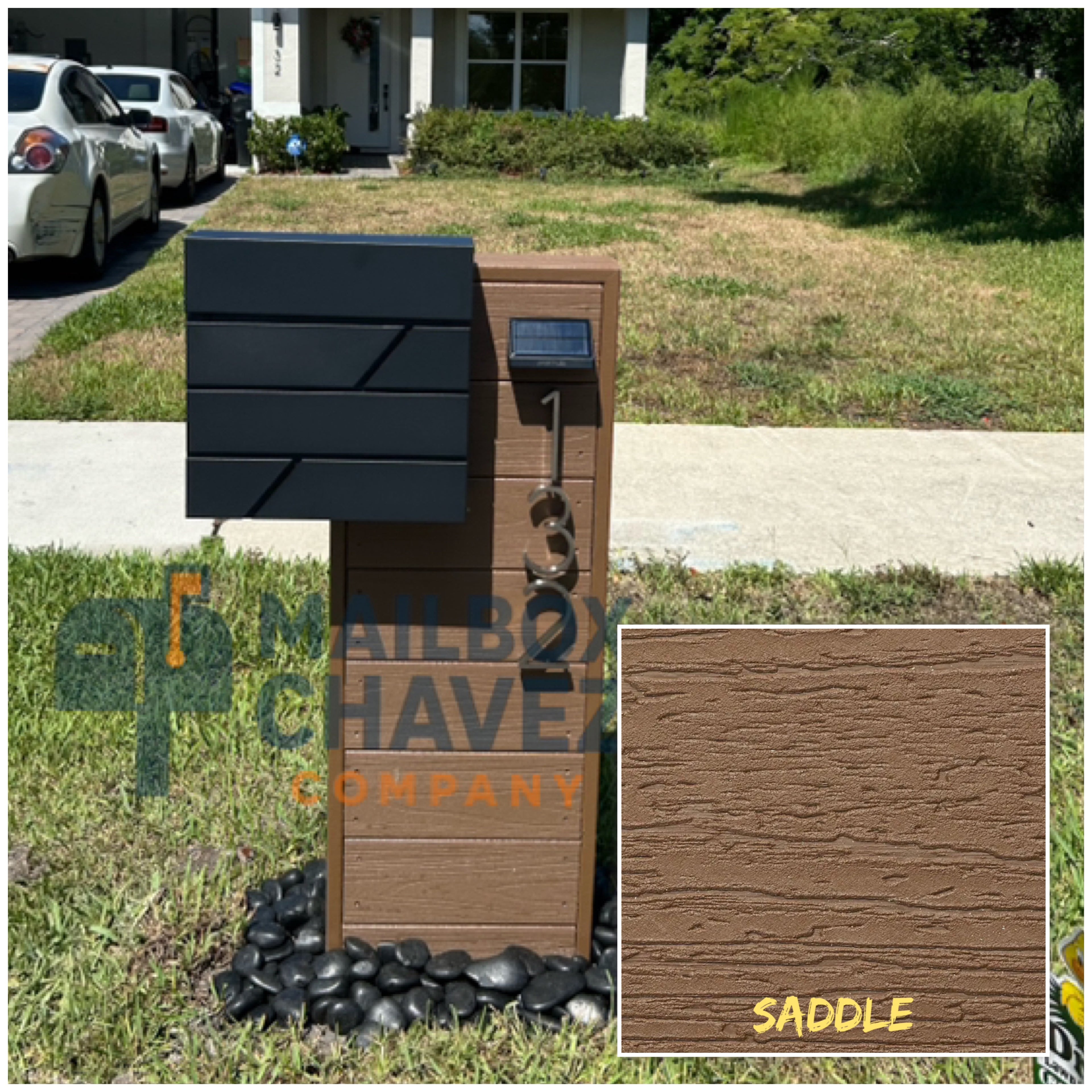 ATENA 5.0 TREX Composite Mailbox with Lock – Premium Modern Design (for large letters and envelopes)