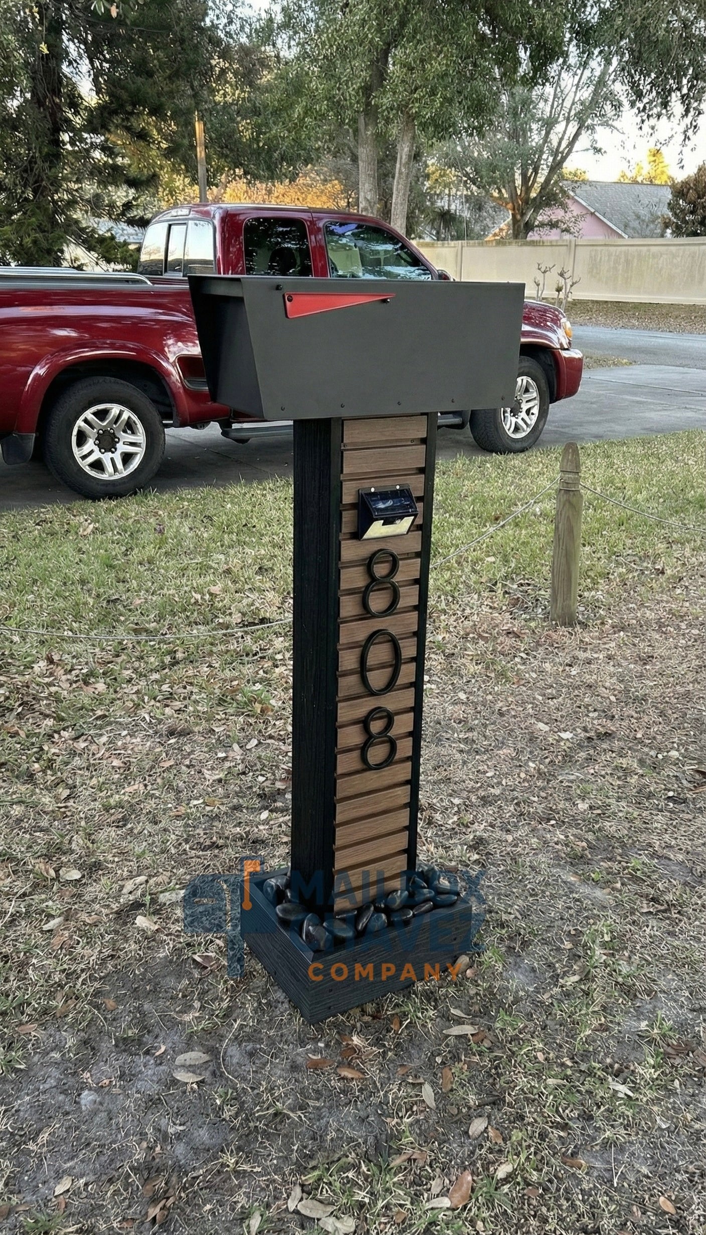 HELIOS personalized mailbox. Modern luxury mailbox