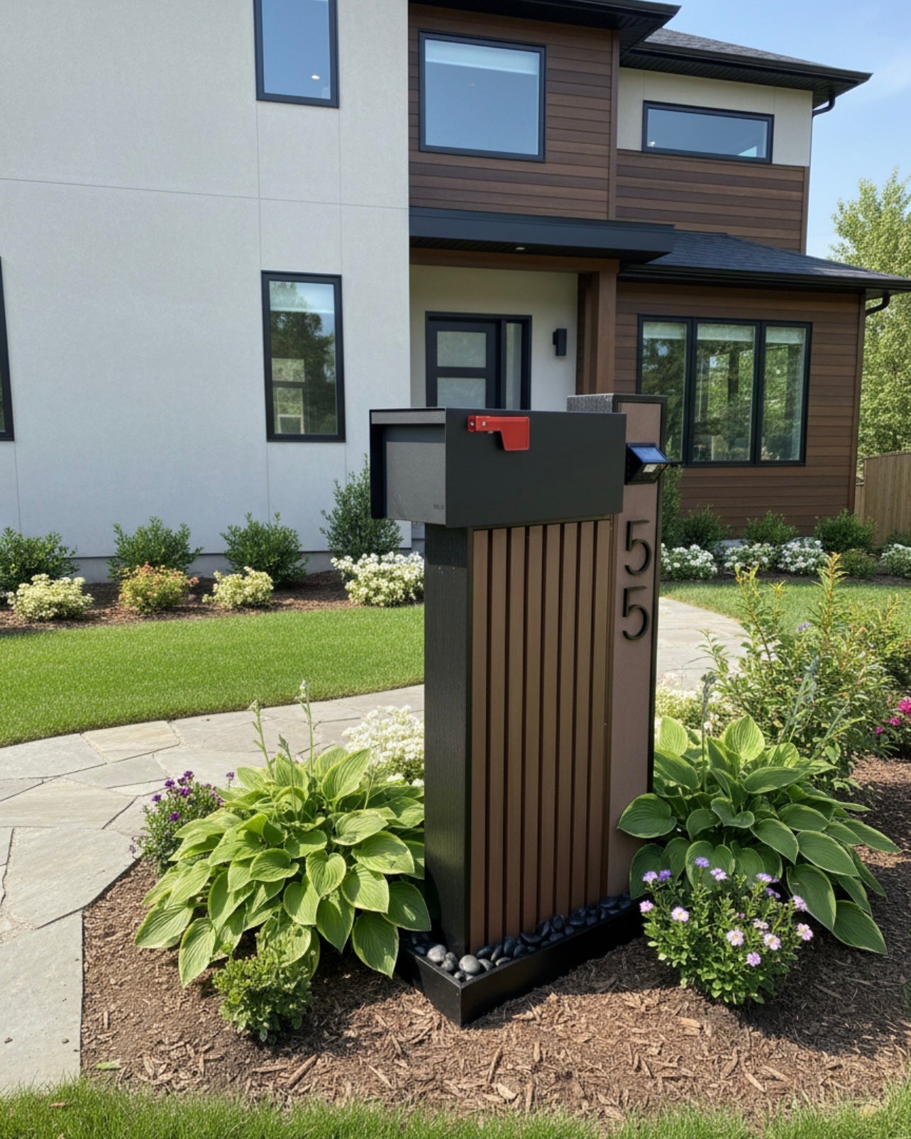 Handmade Personalized Residential ESPARTA Mailbox | Luxury Decorative Panels