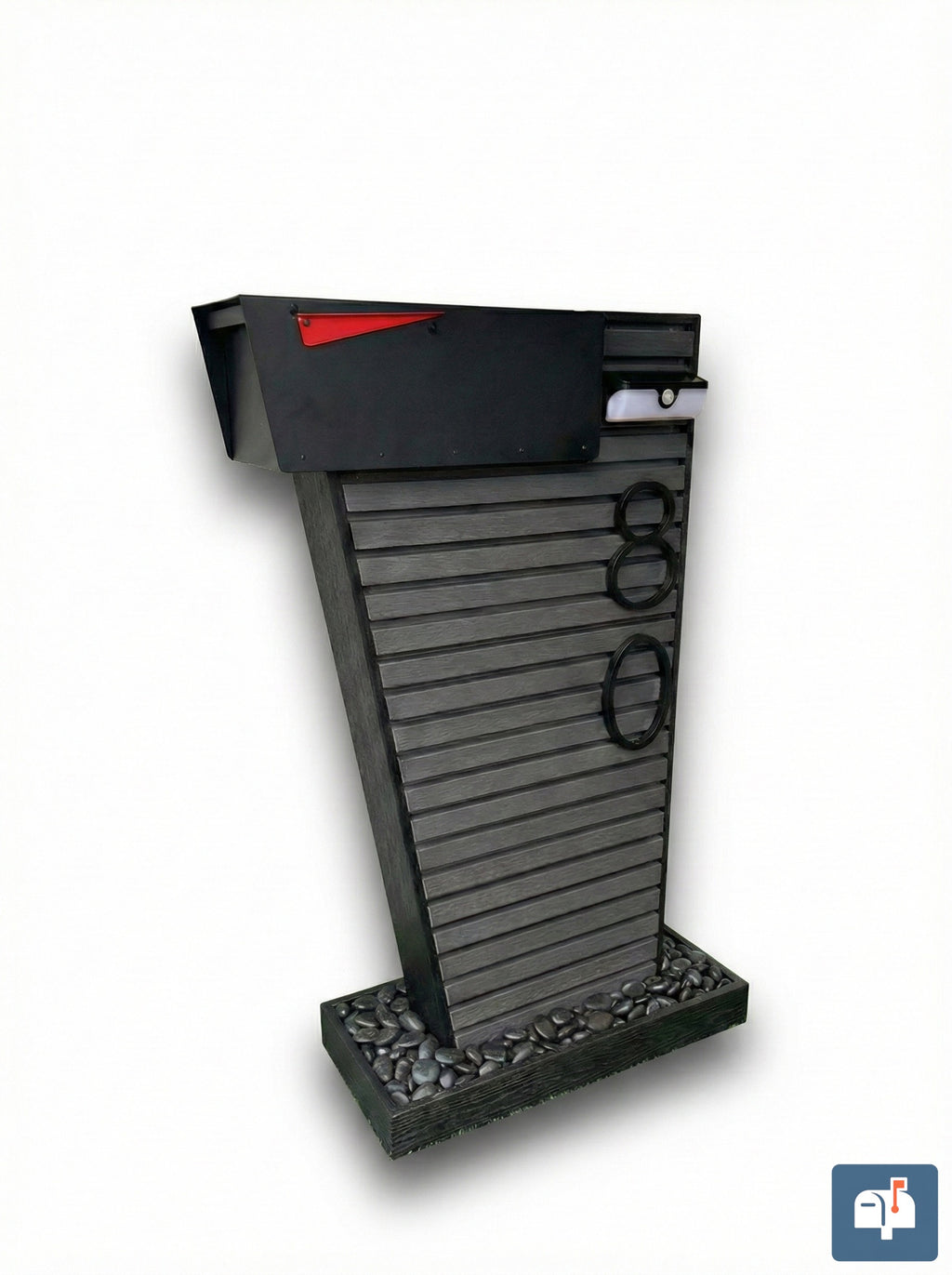 Coliseo Premium Modern Mailbox – Luxury Design with Decorative Panels and Custom Numbers