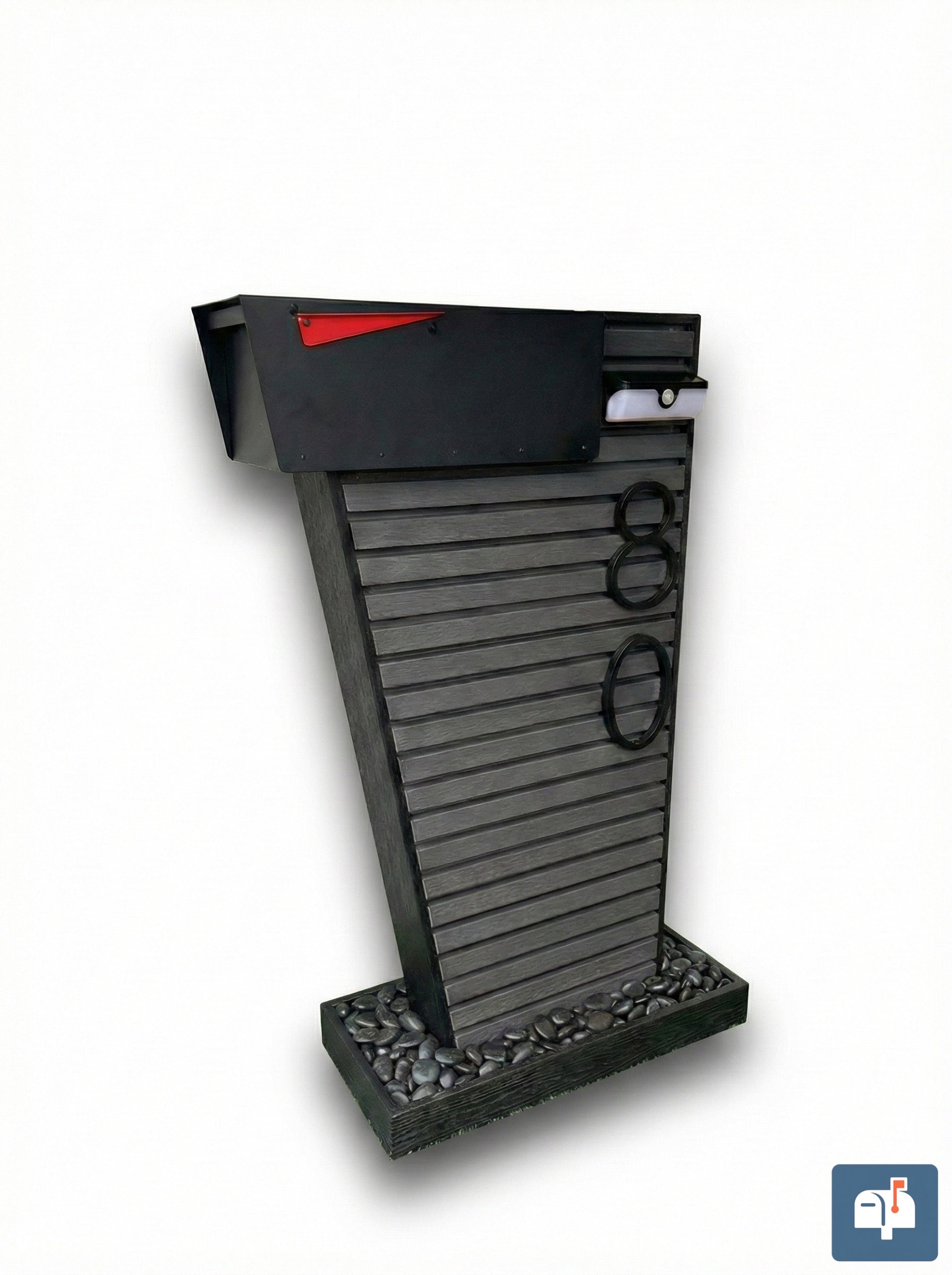 Coliseo Premium Modern Mailbox – Luxury Design with Decorative Panels and Custom Numbers