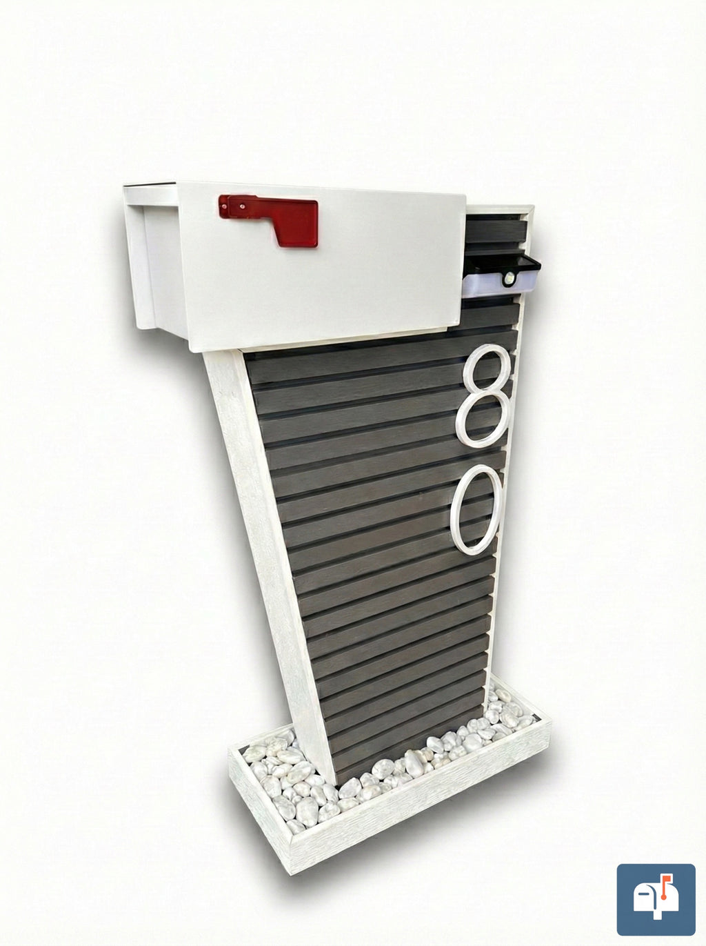 Coliseo Premium Modern Mailbox – Luxury Design with Decorative Panels and Custom Numbers