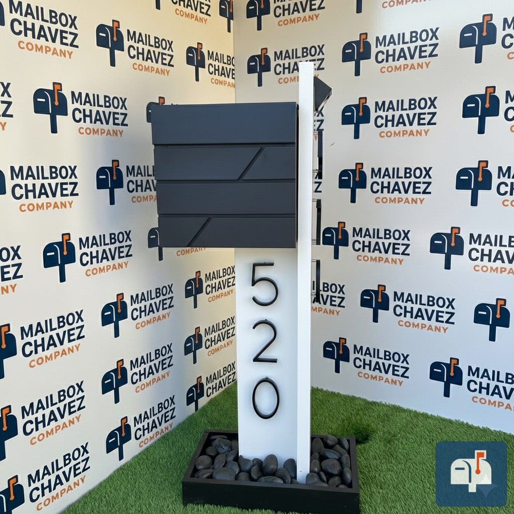 Miletos 5.0 Luxury Modern Mailbox – Contemporary Architectural Design