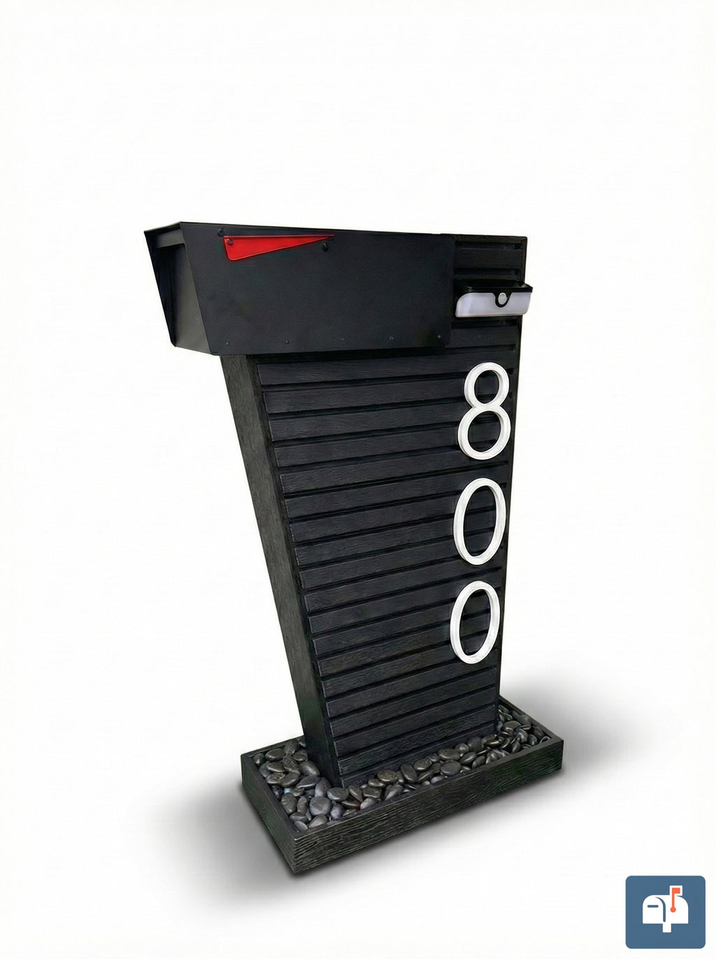 Coliseo Premium Modern Mailbox – Luxury Design with Decorative Panels and Custom Numbers