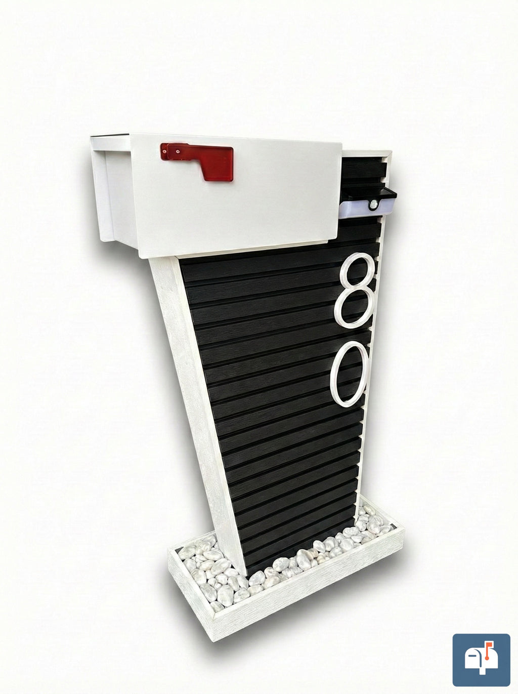 Coliseo Premium Modern Mailbox – Luxury Design with Decorative Panels and Custom Numbers