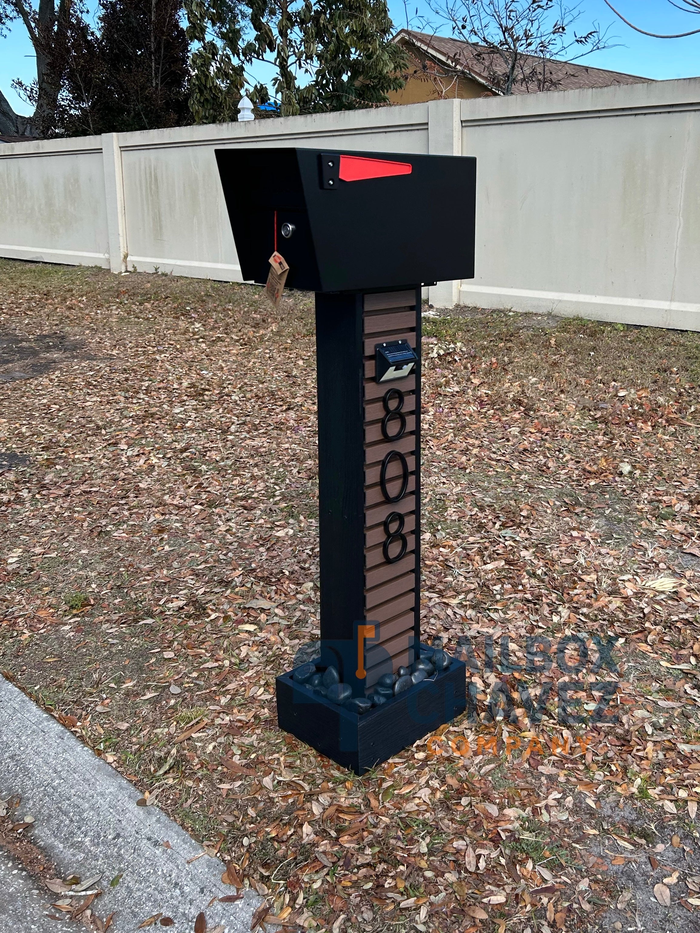 HELIOS personalized mailbox. Modern luxury mailbox