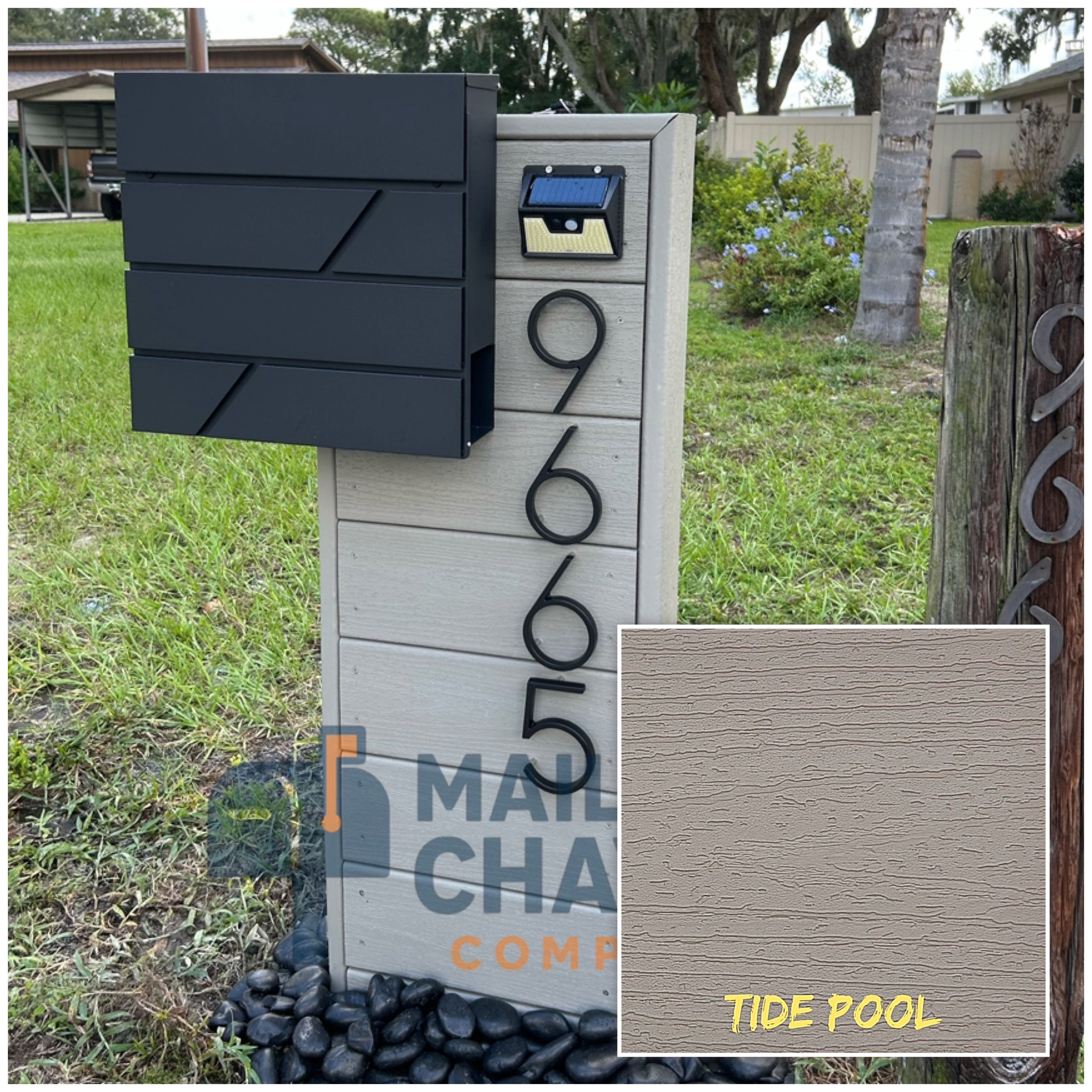 ATENA 5.0 TREX Composite Mailbox with Lock – Premium Modern Design (for large letters and envelopes)